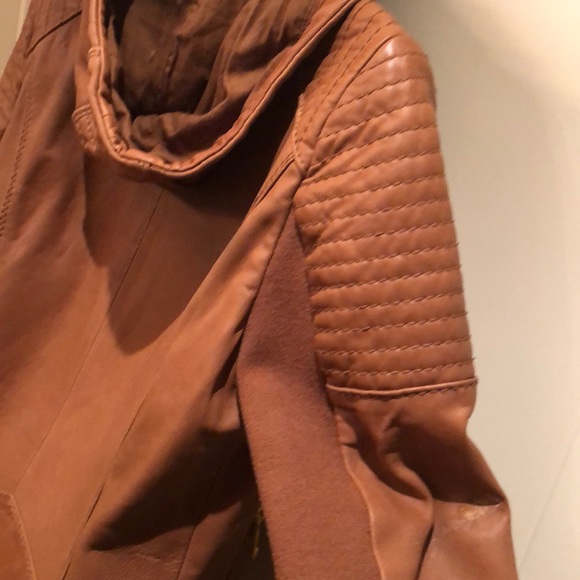 Marc New York beige soft leather coat - Picture 3 of 4